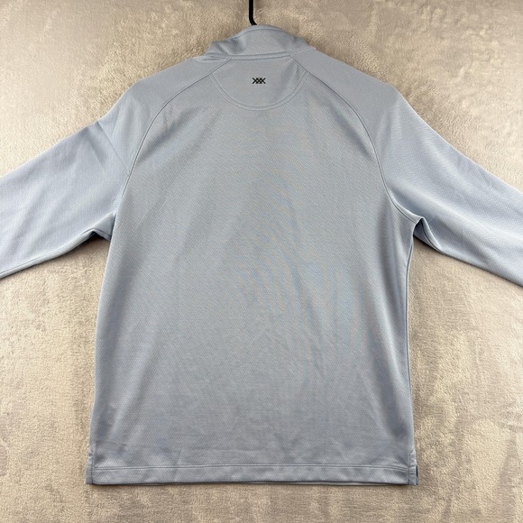 Rhone Pullover Shirt Mens Small Light Blue Snap Mock Neck Performance Athletic - Picture 8 of 15
